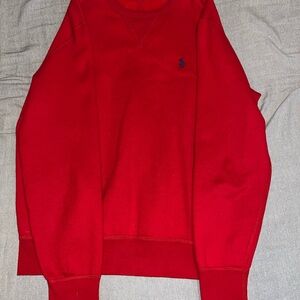 Ralph Lauren Red Crewneck Sweater